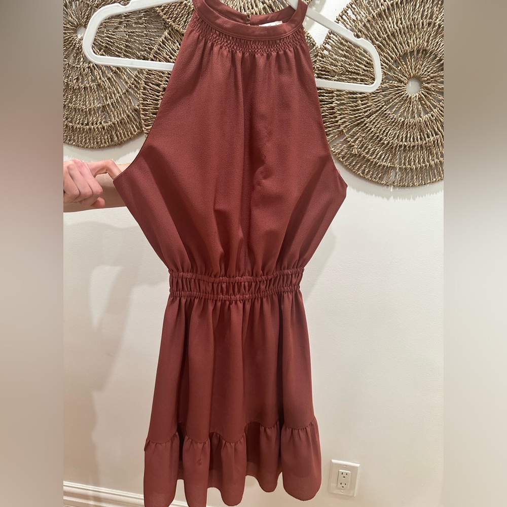 Aritzia Wilfred sleeveless blush pink dress in xs